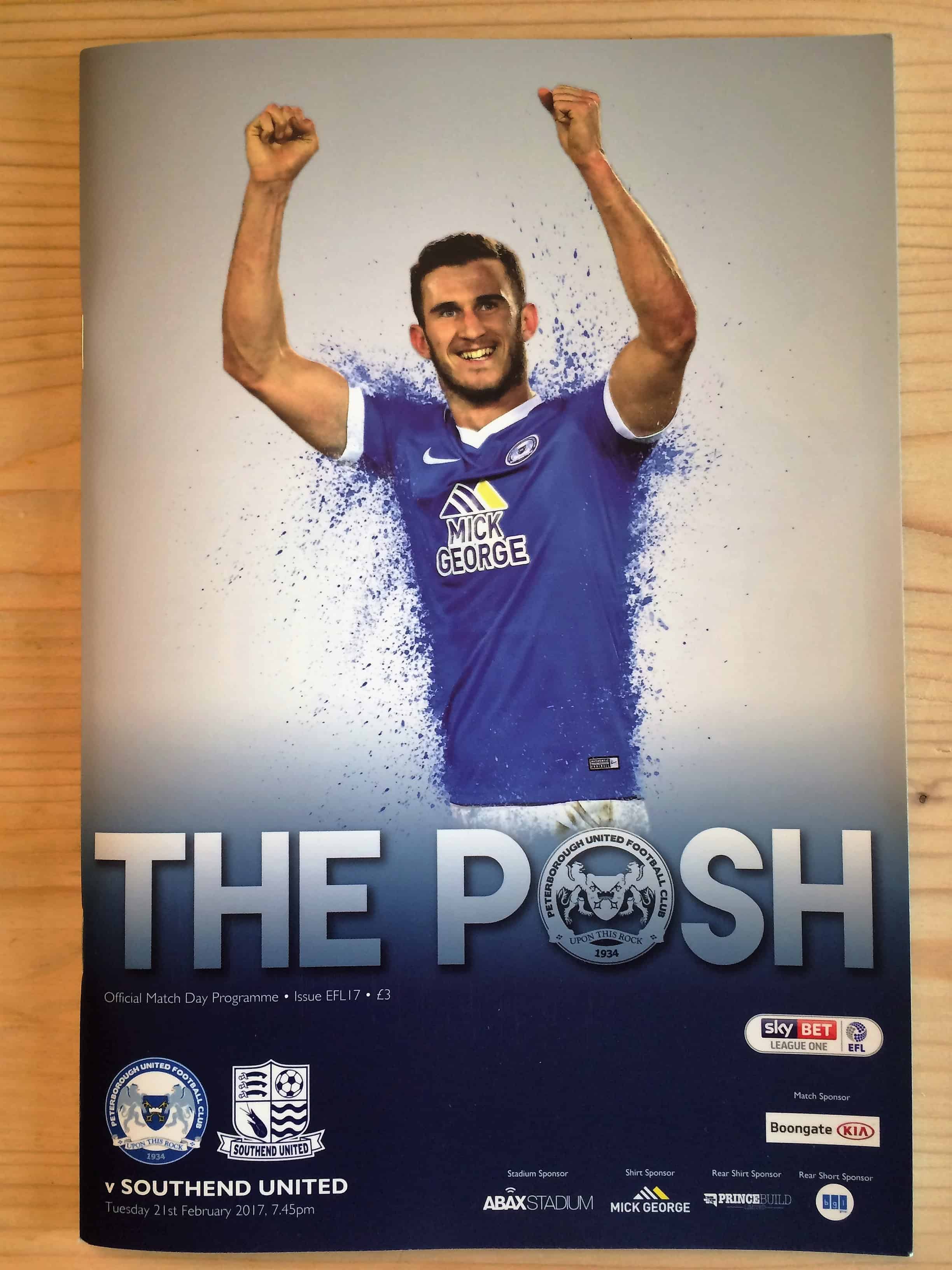 Peterborough United FC v Southend United FC